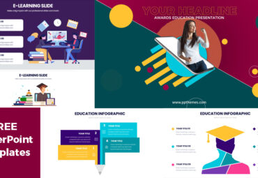 plantilla de powerpoint presentación para educación en línea