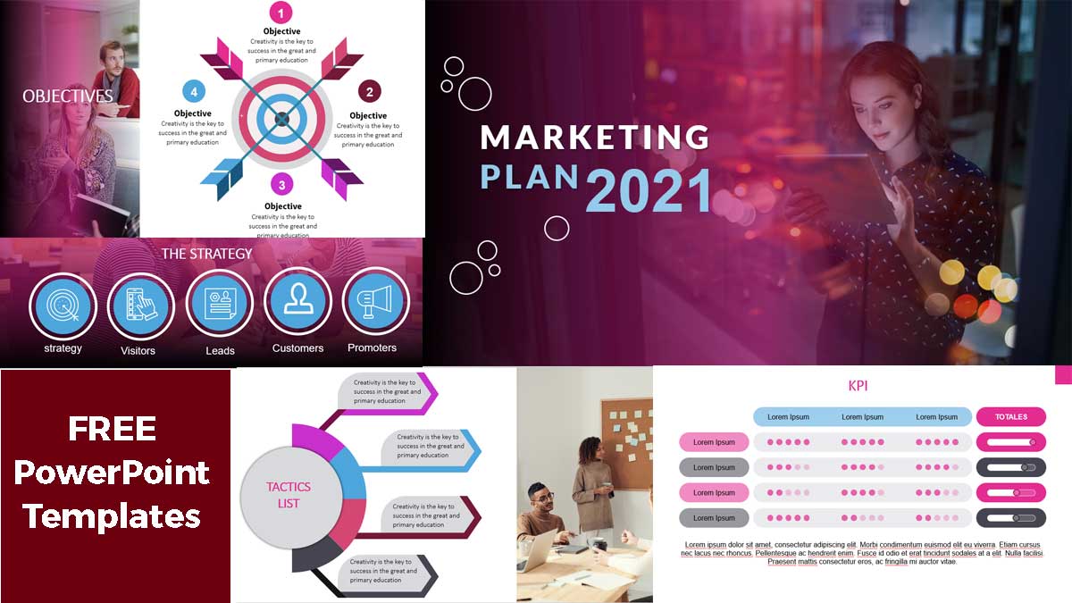 Descargar GRATIS Plantillas De PowerPoint Plan De Marketing 2021
