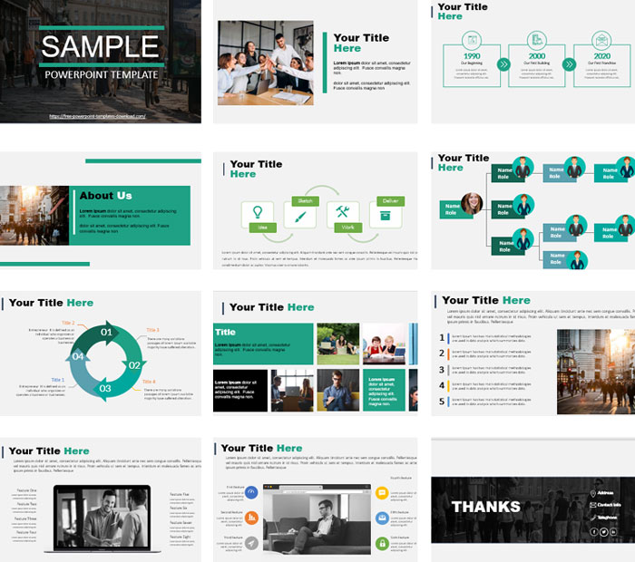 Sample plantilla de powerpoint gratis