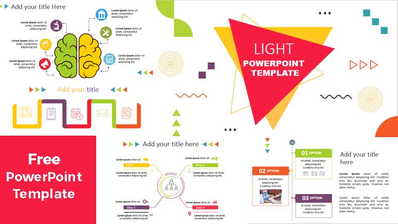 light infografias para plantillas de powerpoint