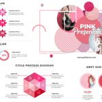 Plantilla de PowerPoint con Diseño Rosa y creativo