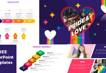 Plantilla de PowerPoint del mes del Orgullo LGBTQ+